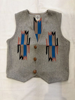 ORTEGA'S (オルテガ)　HAND WOVEN CHIMAYO VEST  Size40 / オルテガチマヨベスト　