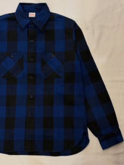 FAR EAST MANUFACTURING  （ファー イースト マニュファクチャリング） BUFFALO PLAID FLANNEL WORK SHIRT  バッファローチェック フランネルシャツ