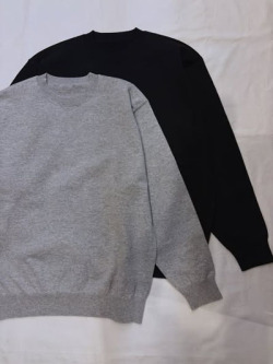 Yonetomi NEW BASIC (ヨネトミ/米冨繊維) 95-000-004  RIGID CASHMERE SWEATER Crew Neck Pullover/ リジッド カシミヤニット クルーネック