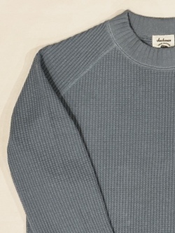 Jackman（ジャックマン） JM7200 Waffle Midneck（ワッフル・ミッド・ネック）412 Retro Saxe （レトロ・サックス）