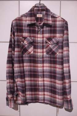 Vintage55　ヴィンテージ55　Flannel Two Pockets Shirt　フランネルチェックシャツ -カートコバーン・シャツ-  【different通販】