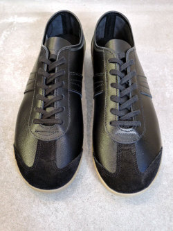 ８０'ｓ GERMAN TRAINER ジャーマントレーナー　１１８３－S　レザースニーカー　BLACK