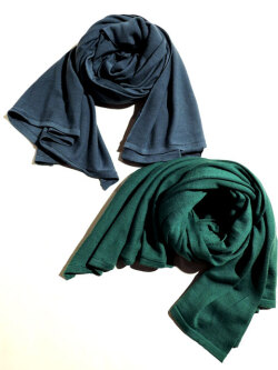 JOHN SMEDLEY ジョンスメドレー【ユニセックス】30G A4416 コンパクトニットストール EVER GREEN、BLUE TIDE
