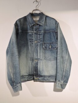 marka (マーカ) M25C02BL02C オーガニックコットン 13.5oz セルビッチデニム TYPE-1 デニムジャケット USED WASHED