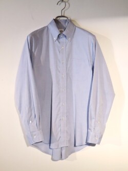 D.C.WHITE (ディーシーホワイト) D241660 IVY B.D. SHIRT ピンオックスフォード ボタンダウンシャツ SAX