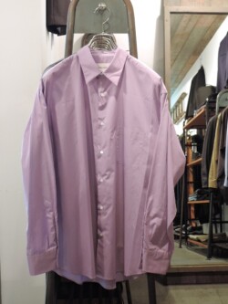MARKAWARE (マーカウエア) A25C02SH01C ペルーピマコットン 60/1ブロード コンフォートフィットシャツ LAVENDER