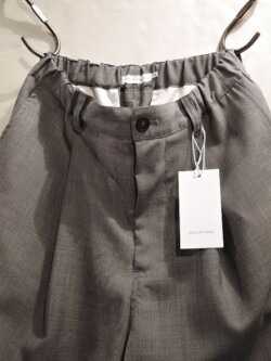 STILL BY HAND.WM (スティルバイハンド.WM) 【レディース】 PT02261WM ウール ワイドストレートパンツ LIGHT GREY