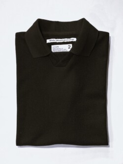 White Mountaineering (ホワイトマウンテニアリング) WM2671515 POLO SHIRT BLACK