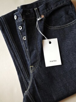 marka (マーカ) M26C07PT01C オーガニックコットン 13.5oz セルビッジデニム シリンダーフィットジーンズ INDIGO O.W