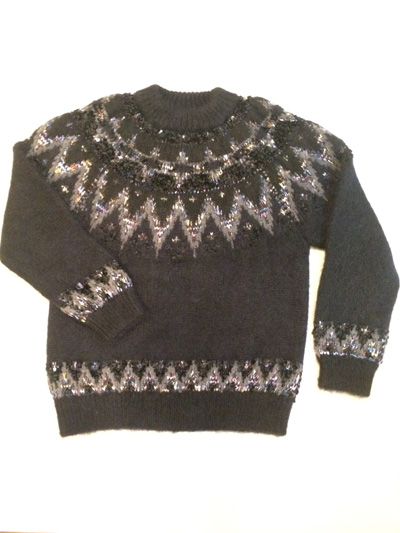 COOHEM (コーヘン) 20-194-013 MOHAIR NORDIC KNIT SWEATER for MEN 