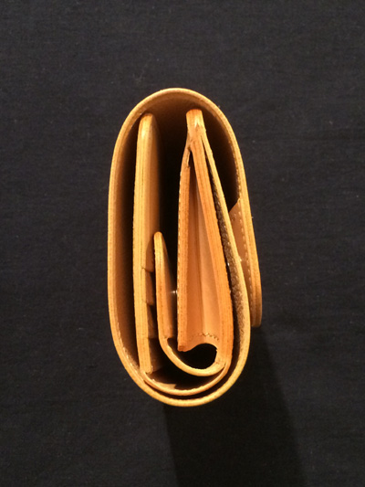 LAST CROPS （ラストクロップス） CASCADE 三つ折り財布 NATURAL