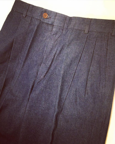 BARRY BRICKEN (バリーブリッケン) MACARTHUR 2tuck trousers