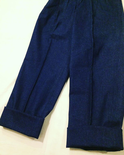 BARRY BRICKEN (バリーブリッケン) MACARTHUR 2tuck trousers