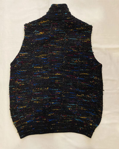 COOHEM (コーヘン) 13-252-002 KOUHEN KASURI TWEED VEST ジップ
