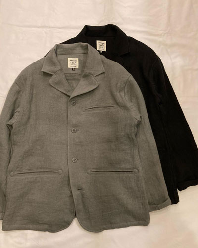 Jackman (ジャックマン) / JM8311 Flannel Jacket リネン×ウール 
