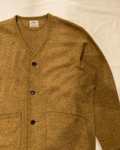 ARMY TWILL (アーミーツイル) SHETLAND WOOL CARDIGAN