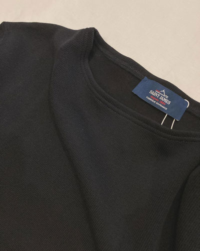 SAINT JAMES セントジェームス 00JC182/1 ダブルフェースセーター NAVY