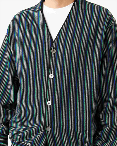 COOHEM (コーヘン) 13-242-018 WAVE COTTON MULTI BORDER KNIT