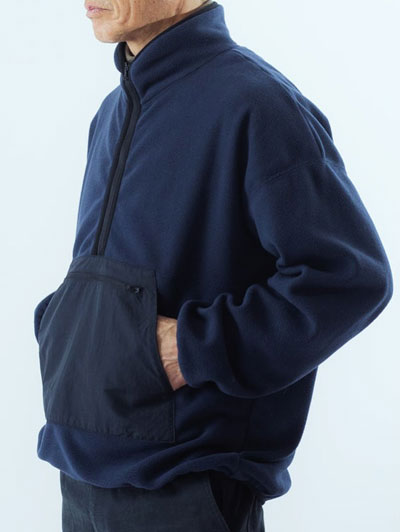 DELICIOUS (デリシャス) DC8367 Fleece Half Zip / フリース ハーフ