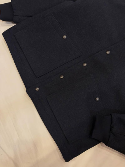 Jackman (ジャックマン) JM8590 Melton Award Jacket メルトン