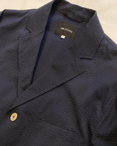 DELICIOUS (デリシャス) DJ1372 SEERSUCKER TRAVEL JACKET / シア