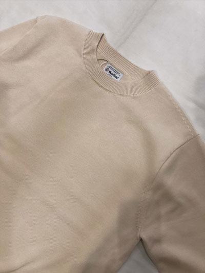 美品 Yonetomi NEW BASIC シーアイランドコットンニット 4 Yonetomi NEW BASIC (米冨繊維) 95-254-009 RIGID SEAISLAND COTTON
