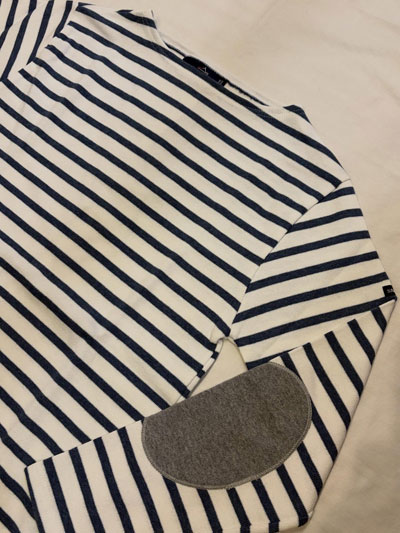 SAINT JAMES セントジェームス OUESSANT ELBOW PATCH ウェッソン
