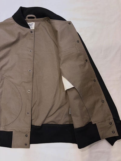 Jackman (ジャックマン) JM8614 Back Nep Award Jacket コットンツイル