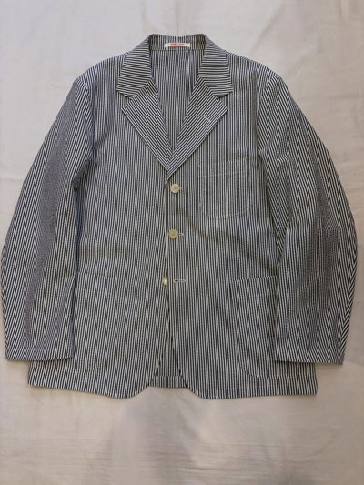 J.PRESS (ジェイプレス) / Silk Seersucker 3B Sack Jacket シルクシア