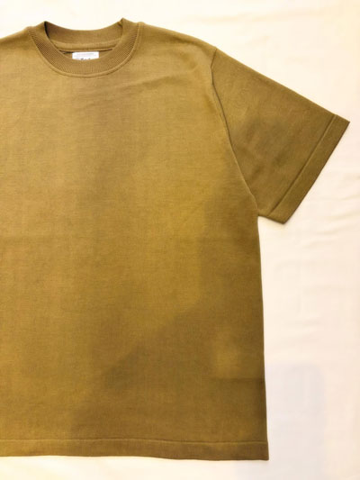 Yonetomi NEW BASIC (ヨネトミ/米冨繊維) SILK KNIT TEE / シルク