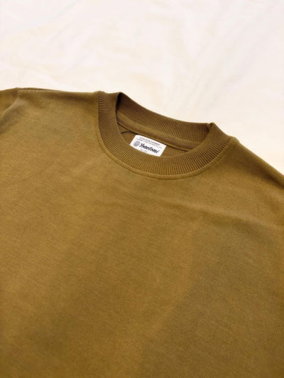 Yonetomi NEW BASIC (ヨネトミ/米冨繊維) SILK KNIT TEE / シルク