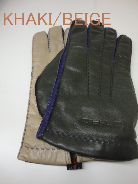 新品エトロブラックレザー ロンググローブ タグあり