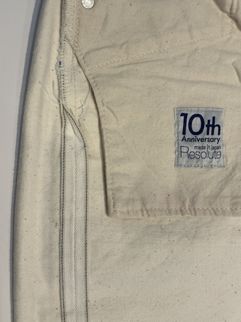 RESOLUTE（リゾルト）AA710 （ホワイト・ジーンズ） 10th Anniversary