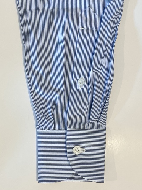 ルイジボレッリLUIGI BORRELLI / コットン100%ストライプシャツ ルイジボレッリ 【LUIGI BORRELLI 】ストライプシャツ