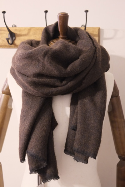 Denis Colomb デニス コロン Cashmere Shawl カシミヤ大判チェック  