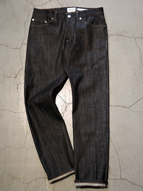 MADE IN FRANCE】 AVN エーブイエヌ Jeans Selvedge Indigo Straight 