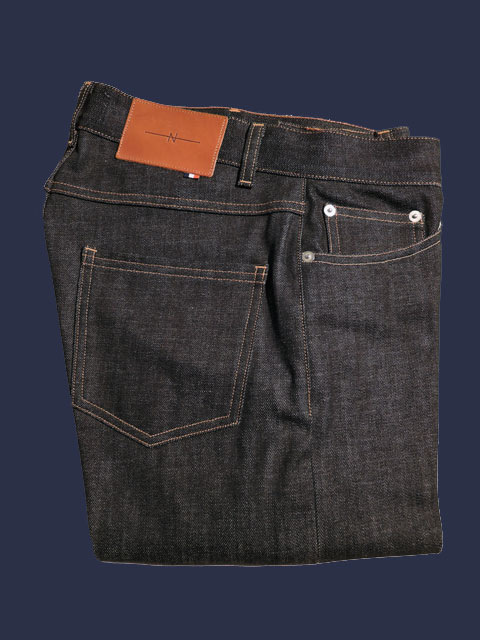 MADE IN FRANCE】 AVN エーブイエヌ Jeans Selvedge Indigo Semi Slim 