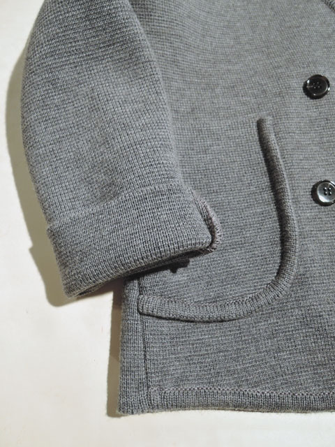 Manna マンナ【レディース】225849 ミラノリブ ノーカラージャケット GREY 