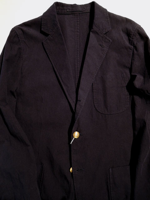 D.C.WHITE ディーシーホワイト D231155 SUMMER BLAZER 綿麻 ブレザー NAVY