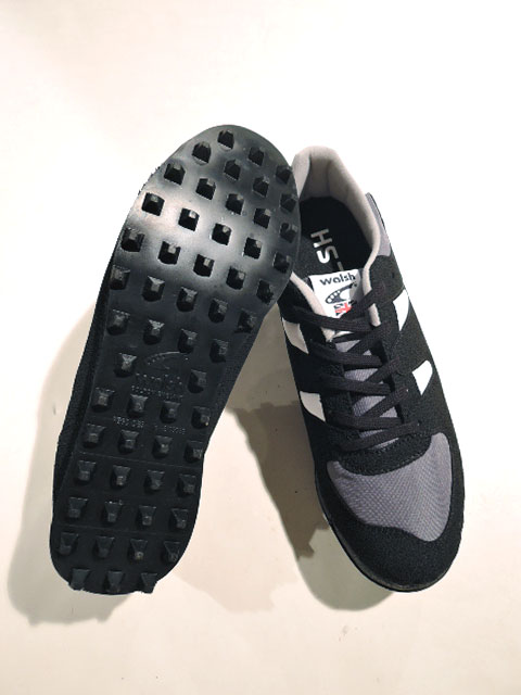 【英国製・美品】ウォルシュ（Norman Walsh）スニーカー　UK8　黒 New Arrival!【WALSH】 ランニングシューズ ： ROGER'S North land