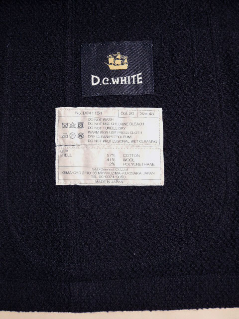 D.C.WHITE (ディーシーホワイト) D241151 New Port Jacket 4Bダブル 