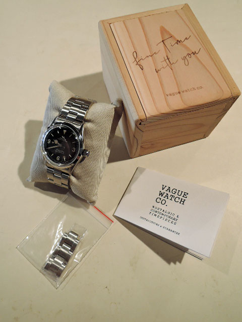 VAGUE WATCH Co. ヴァーグ ウォッチ カンパニー 腕時計　箱付き VAGUE WATCH Co. (ヴァーグウォッチカンパニー) Every-One