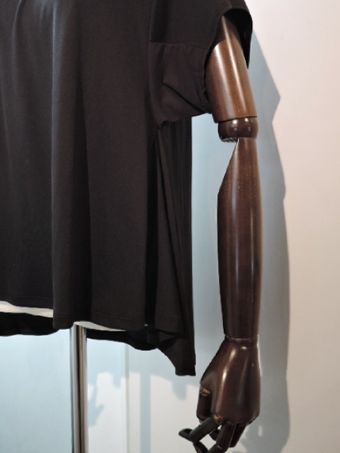 DANSKIN (ダンスキン) 【レディース】 DC50127 HYBRID TEC LOOSE TEE ハイブリッドテックルーズティー BLACK DANSKIN (ダンスキン) 【レディース】 DC50127 HYBRID TEC LOOSE