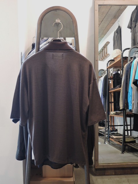 i*i様 markaware スーパー160'sウール ボーダー防縮天竺 Tee markaware スーパー160'sウール ボーダー防縮天竺 Tee