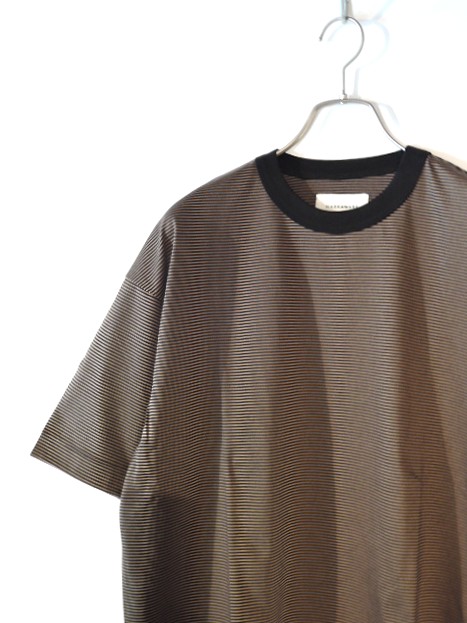 MARKAWARE オーガニックスーピマ ボーダーコンフォートフィットT MARKAWARE(マーカウェア) - COMFORT FIT Tee ORGANIC SUPIMA