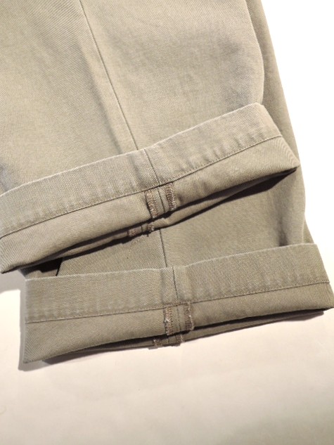 【新品未使用品】marka オーガニックコットン強撚ギャバ U.S.アーミーチノ オーガニックコットン強撚ギャバ / U.S.アーミーチノトラウザー