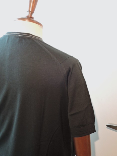 046 新品 ジョンスメドレー ASA 半袖コットンニットＴシャツ 30GM JOHN SMEDLEY｜ジョンスメドレー日本公式