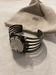 WHITE BUFFALO (ホワイトバッファロー) / ArizonaRiver Bangle　アリゾナリバーバングル  【Deadstock】