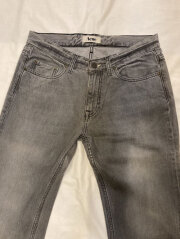 Acne Studios (アクネストゥディオズ) / ストレートフィット ブラックジーンズ　MIC SMOKE W33/L32 【Deadstock】