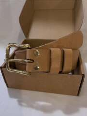TANNER BATES (タナーベイツ)　DARTINGTON BELT 38mm  オークバークレザー ベルト